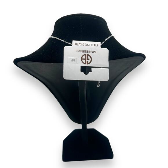 NWT Macy's Cultured Freshwater Pearl Dangle Necklace Sterling silver Drop NEW - Picture 6 of 10